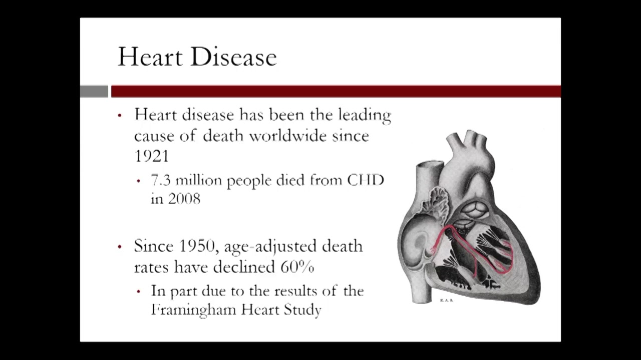 1.2.4 The Analytics Edge - Video 4: Example 3 - The Framingham Heart Study1.2.4分析边缘 - 视频4：示例3  - 弗拉明汉心脏研究